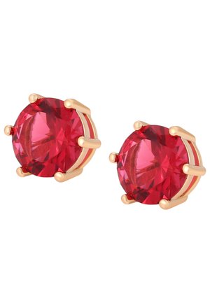 Korvakorut - rose gold red