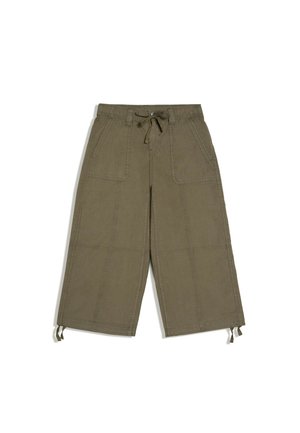 Bershka, CAPRI - TROUSERS - Pantalon classique - khaki