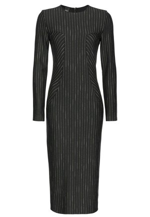 ASTROROBOT - Robe fourreau - black beige