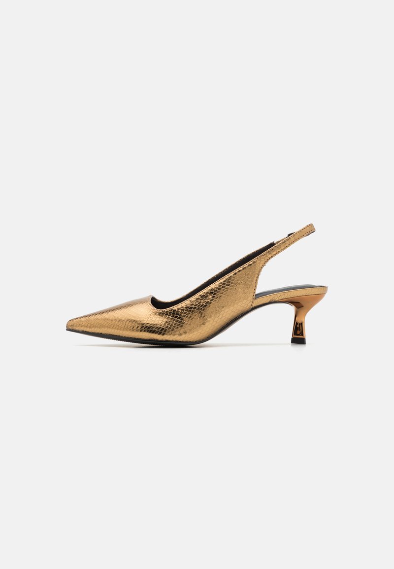 Marks & Spencer FIT Klassieke pumps gold/goudkleurig Zalando.nl