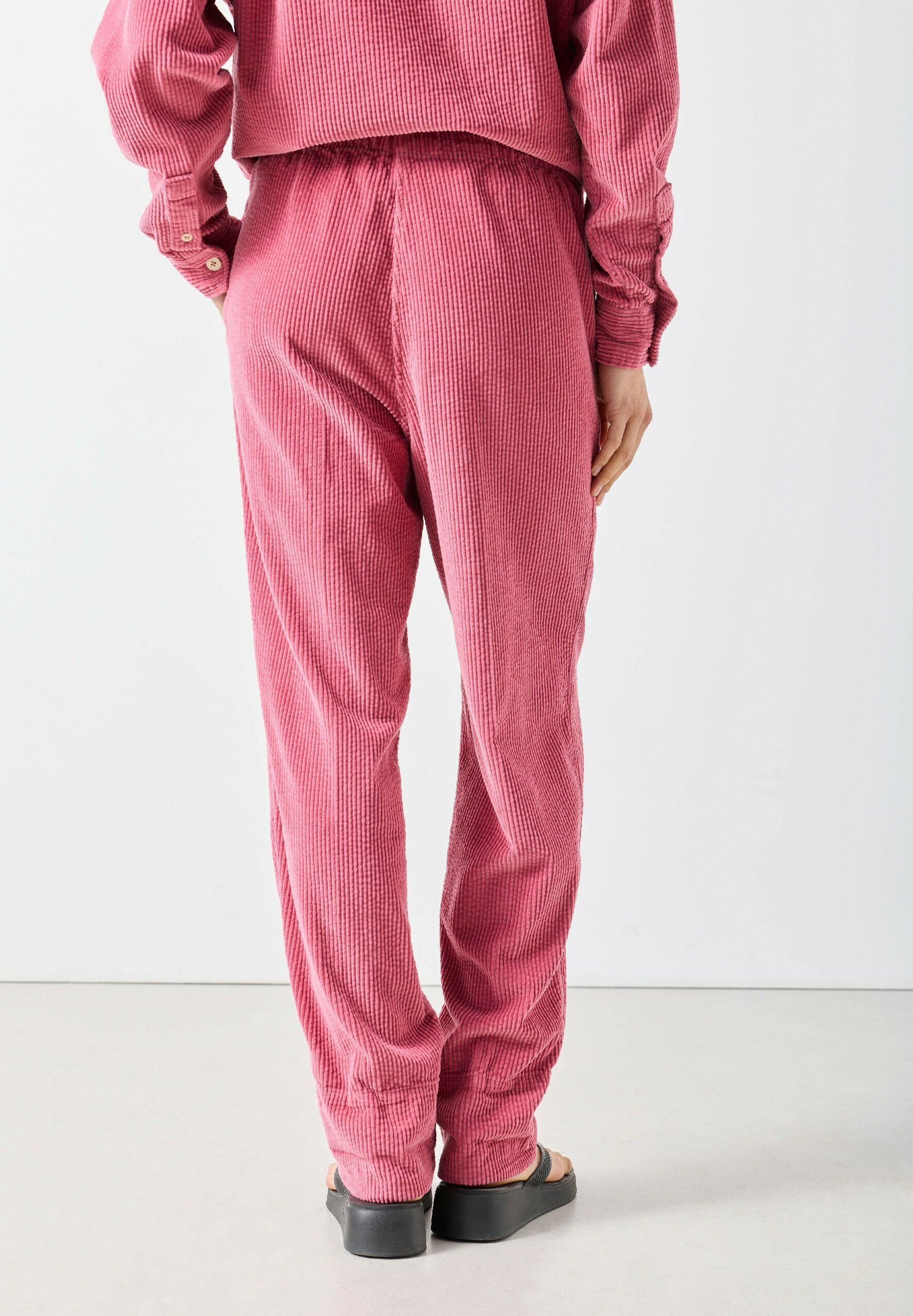 American Vintage PANTALON FEMME PADOW - Trousers - bois de rose