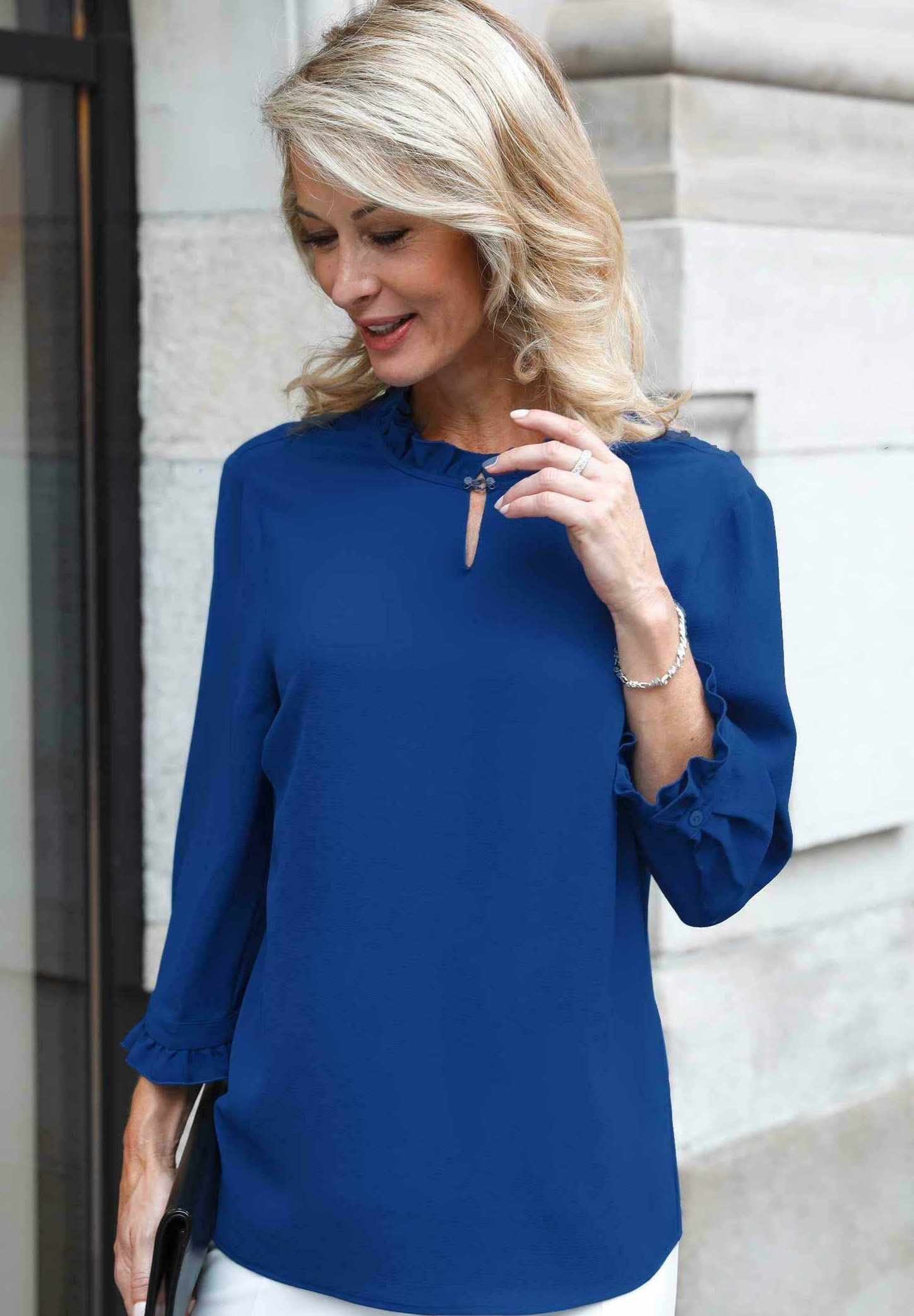 bluse royalblau