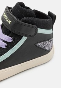 Geox KALISPERA - Høye joggesko - black/lavender
