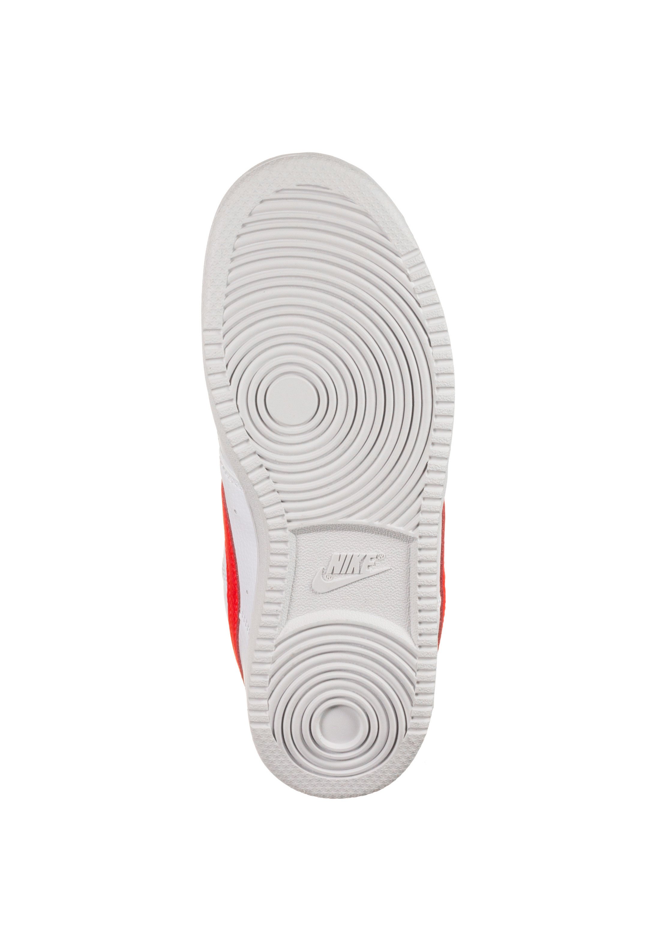 Nike Sportswear COURT VISION - Sneakers laag - white / birght crimson/wit -  Zalando.nl