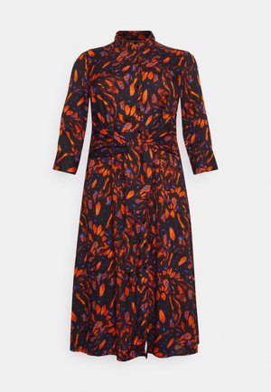 TIE WAIST MIDI DRESS - Robe de jour - multi-coloured
