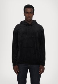 Armani Exchange Felpa con cappuccio - black