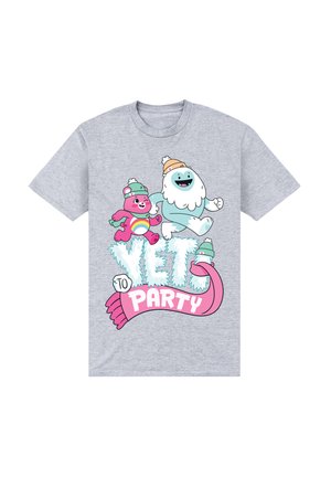 CARE BEARS UNLOCK THE MAGIC CHRISTMAS YETI  - Camiseta estampada - heather grey