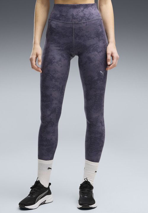 PUMA W CLOUDSPUN TIGHT HW FL - AOP - Leggings - inky depths — photo 6