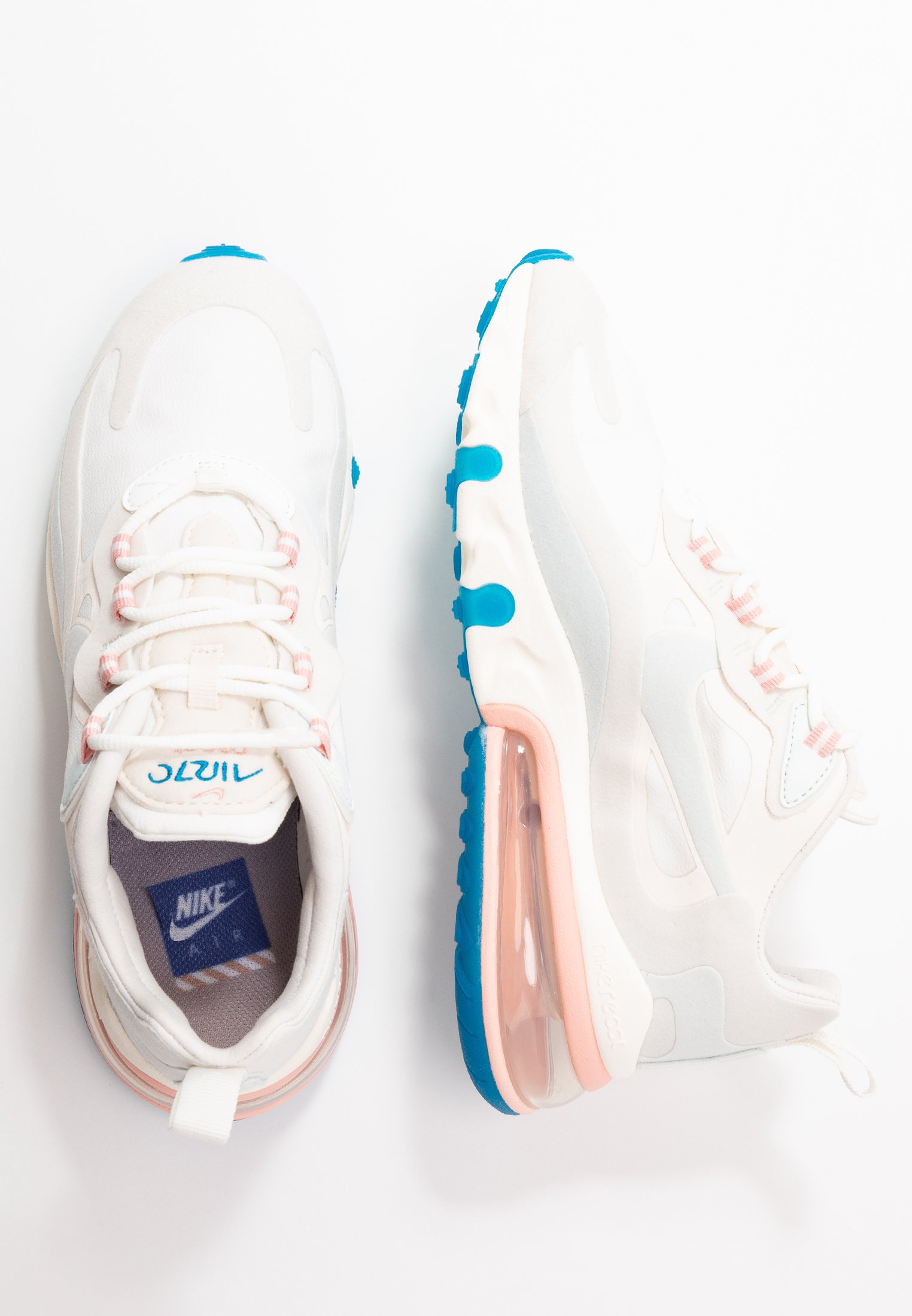 Nike Sportswear AIR MAX 270 REACT Joggesko summit white Nike Sportswear AIR MAX REACT Joggesko summit white