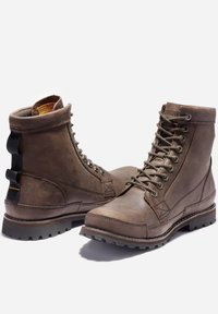 Timberland Šněrovací vysoké boty - dark brown