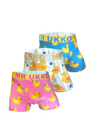 3-PACK HAPPY DUCKS - Boxers - happy ducks pink white blue