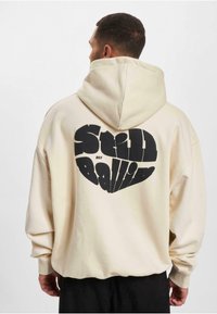 DEF HEART - Hoodie - sand black