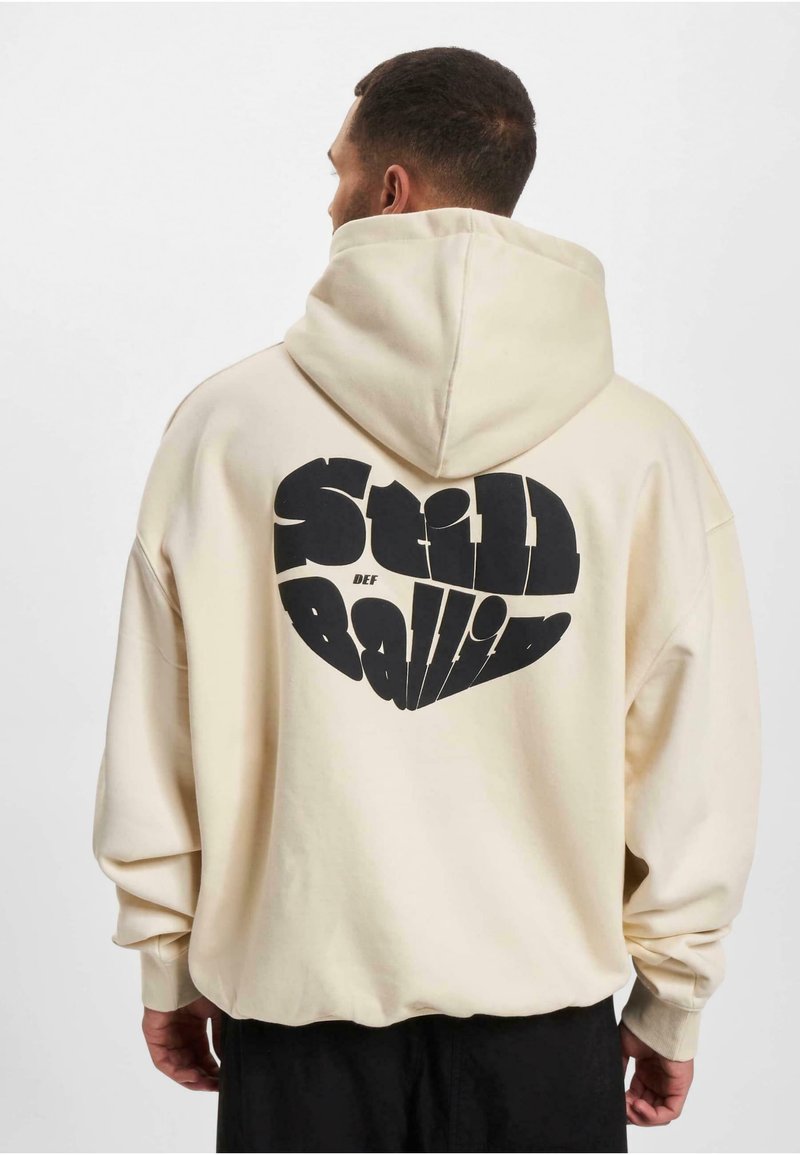 DEF HEART - Hoodie - sand black