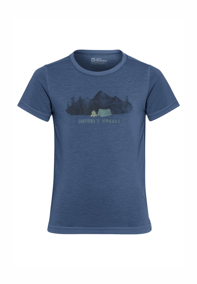 Jack Wolfskin Sport T-shirt blauw Jack Wolfskin Sport T-shirt blauw