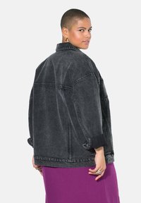 Studio Untold SHAPE NADELSTREIFEN - Jeansjacke - grey denim