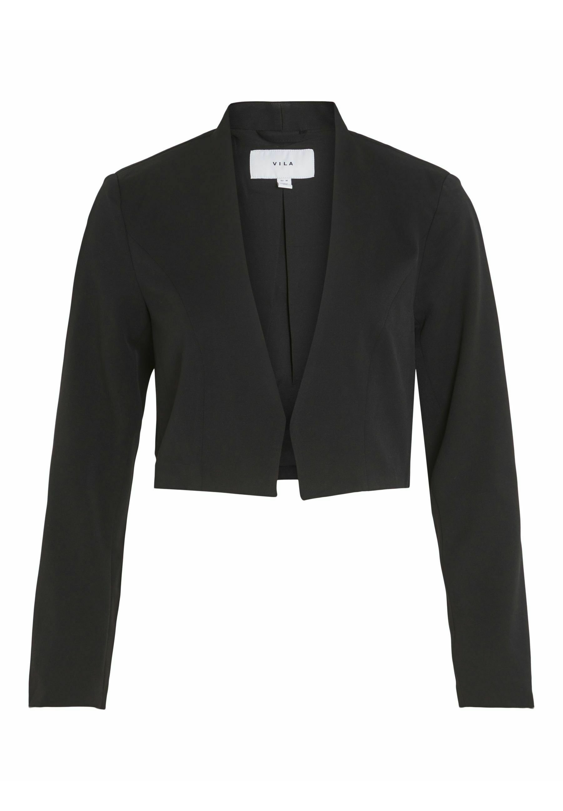 Blazer Femme Vila - Manches 3/4, Ouvert, 2 Poches Zippées, Polyester/élasthanne