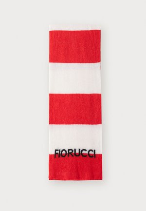 STRIPED LOGO SCARF UNISEX - Scarf - red