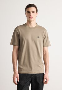 BOSS - TEE - T-shirt basic - light pastel green Miniatuurafbeelding 1