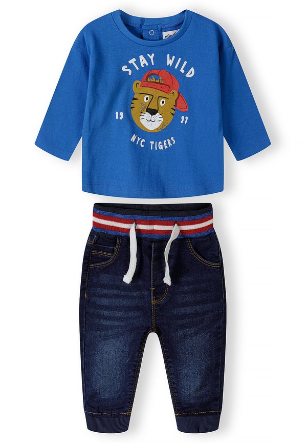 LONG SLEEVE AND DENIM JEAN SET - Langarmshirt