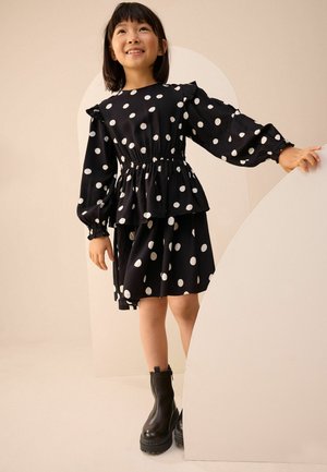 Next, Robe de jour - black white spot