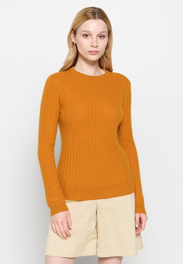 Authentic Cashmere Trui okergeel