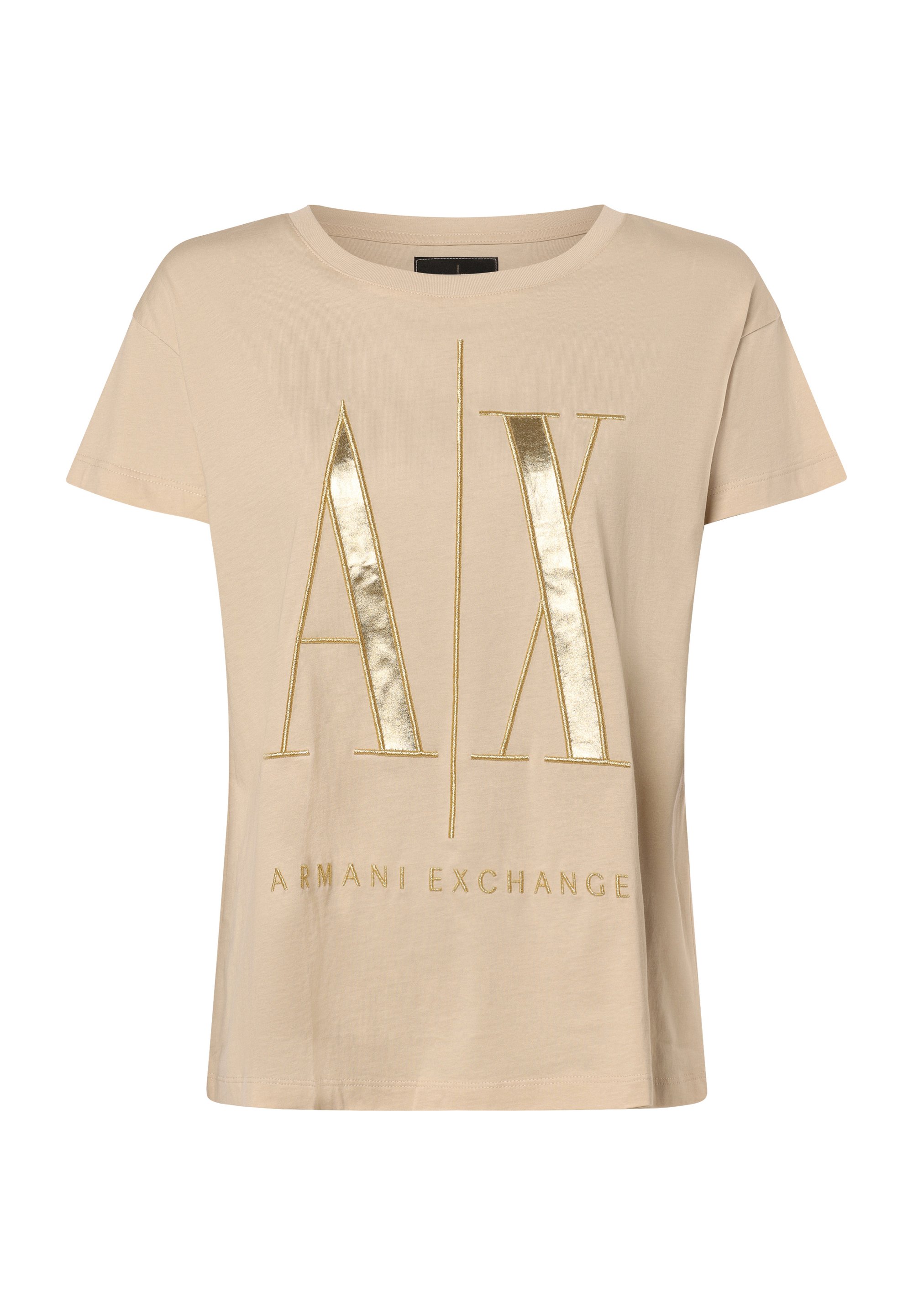 Armani Exchange Print T-shirt beige gold/beige Zalando