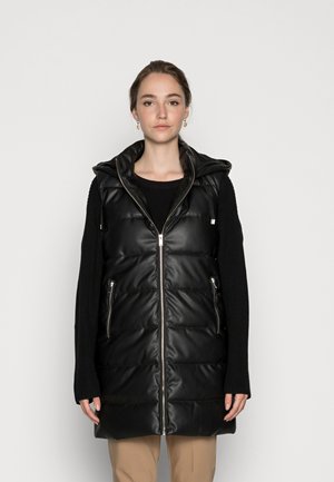 ONLY ONLLYDIA FAUX LEATHER WAISTCOAT - Waistcoat - black