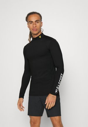 TECH BASELAYER - T-shirt till träning - jet black