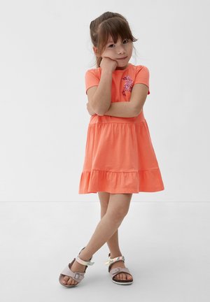s.Oliver À DÉTAIL PAILLETÉ - Jerseyjurk - papaya