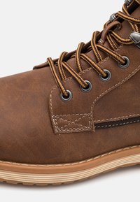 Pier One Lace-up ankle boots - cognac