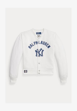 Polo Ralph Lauren POLO RALPH LAUREN YANKEES FLEECE SWEATER - Cardigan - off-white