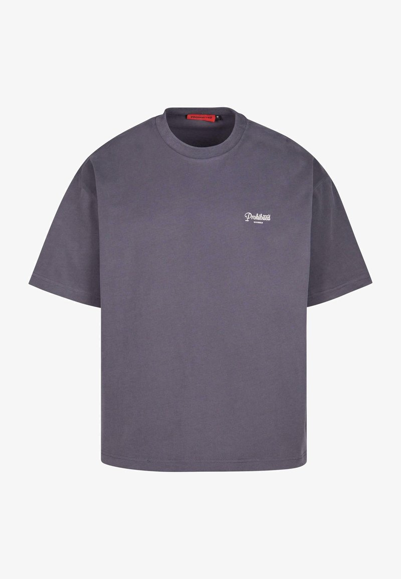 Language Prohibited PROHIBITED UNISEX - Print T-shirt - grey - Zalando