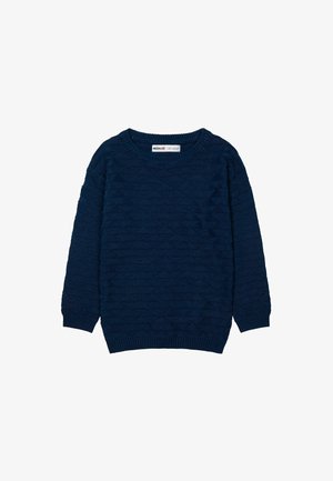 TEXTURED - Jumper - blue