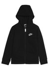 CLUB HOODIE - Bluză de molton cu fermoar - black