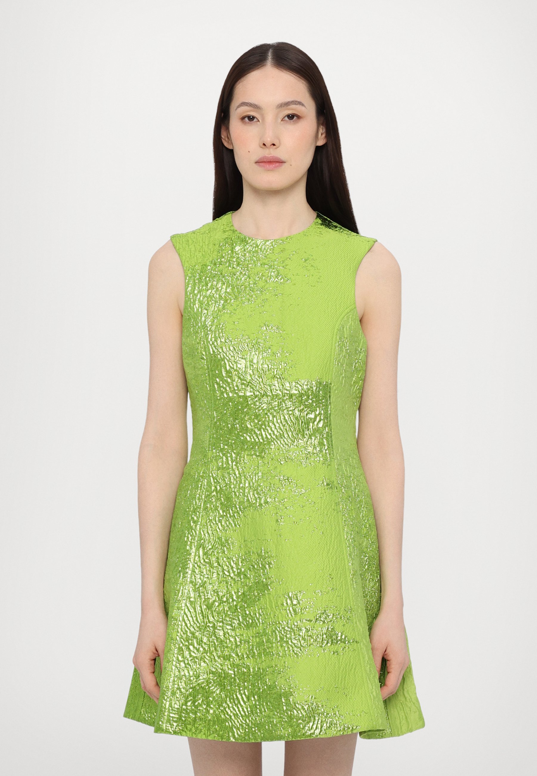 Stine Goya SLEEVELESS MINI DRESS - Cocktail dress / Party dress - green  impressionist hue/green - Zalando.co.uk