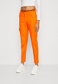 b.young DAYS CIGARET PANTS - Vászonnadrágok - orangeade