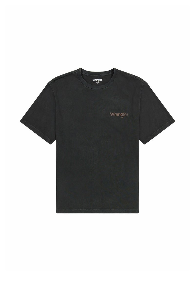 Wrangler T-shirt print zwart Wrangler T-shirt print zwart