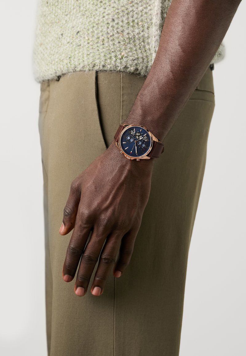 Tommy Hilfiger - BAKER - Watch - brown/rose gold-coloured, Enlarge