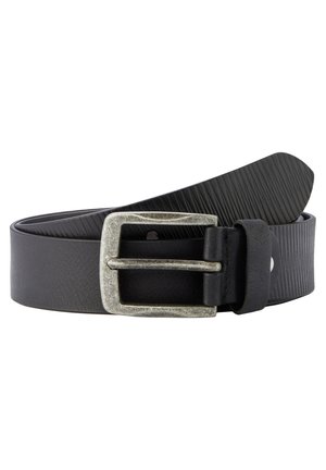 IN GESTREIFTER OPTIK - Belt - schwarz