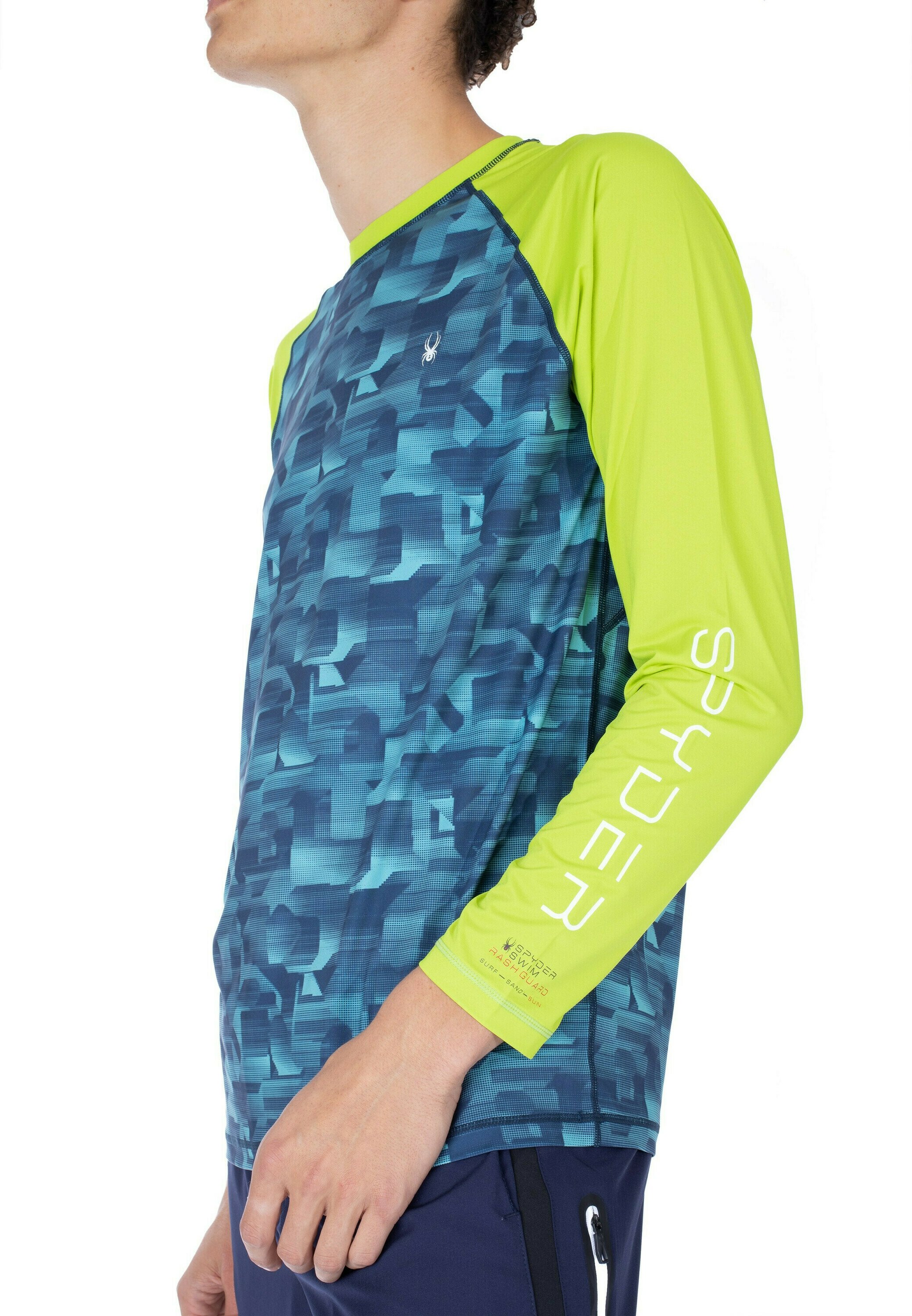 spyder swim rash guard long sleeve