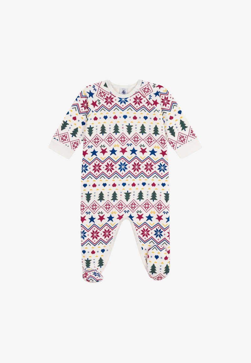 Petit Bateau Strampler - milk multico