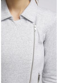 Even&Odd Sudadera con cremallera - mottled light grey