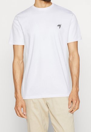 T-shirt med print - white