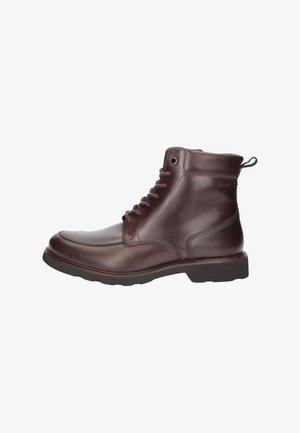 Sioux, STIEFELETTE DILIP-720-H - Schnürstiefelette - dunkelrot