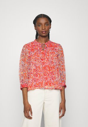 ONLY Petite ONLDALIDA TIE TOP PTM PTT - Μπλούζα - red