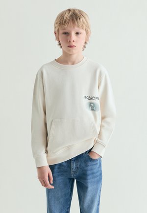 Scalpers, BRAND  - Sweatshirt - offwhite