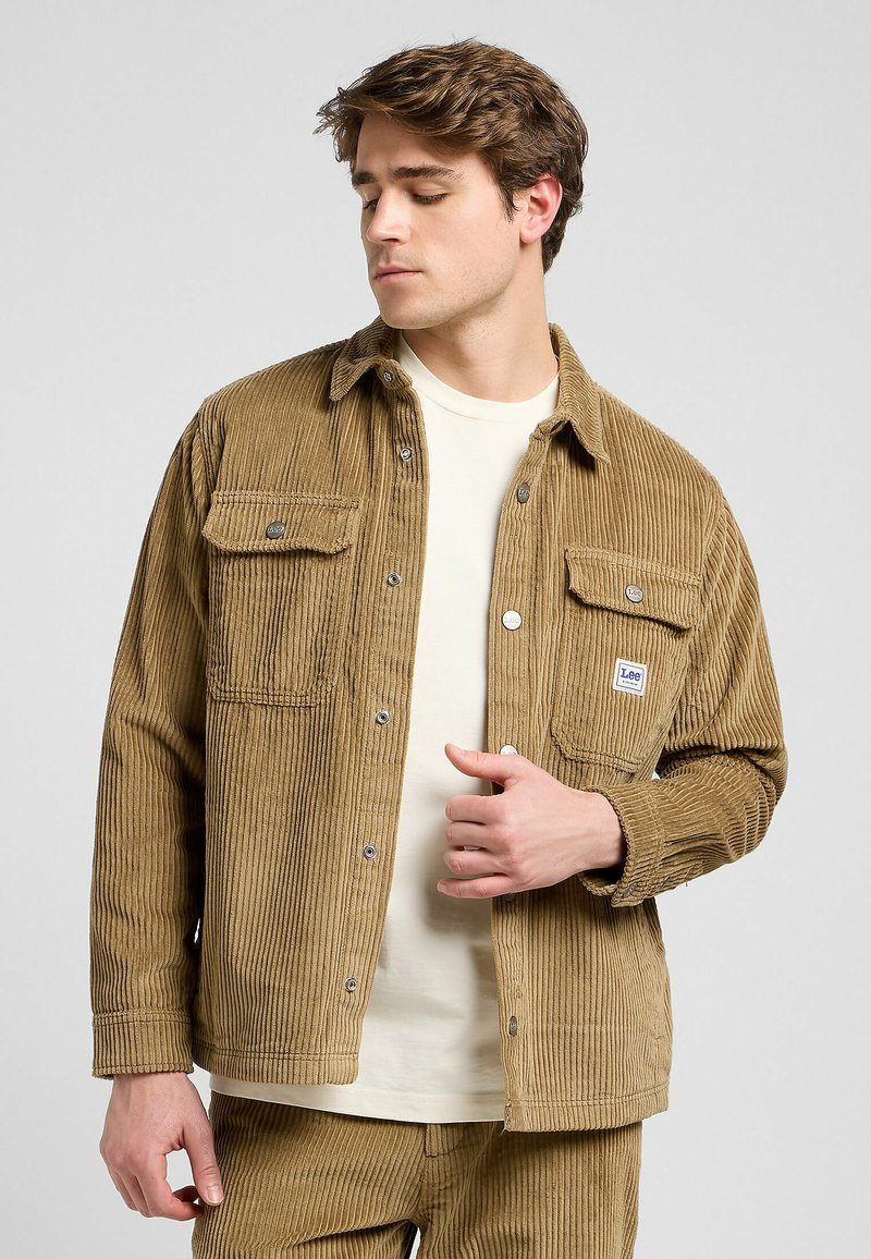 Lee WORKWEAR - Chaqueta fina - dark khaki