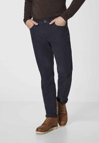 Redpoint MILTON REGULAR FIT HIGH-STRETCH 5-POCKET - Trousers - navy