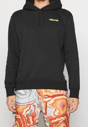 Jersey con capucha - black