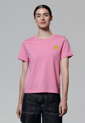 UNBESIEGBAR - Print T-shirt - bubble pink